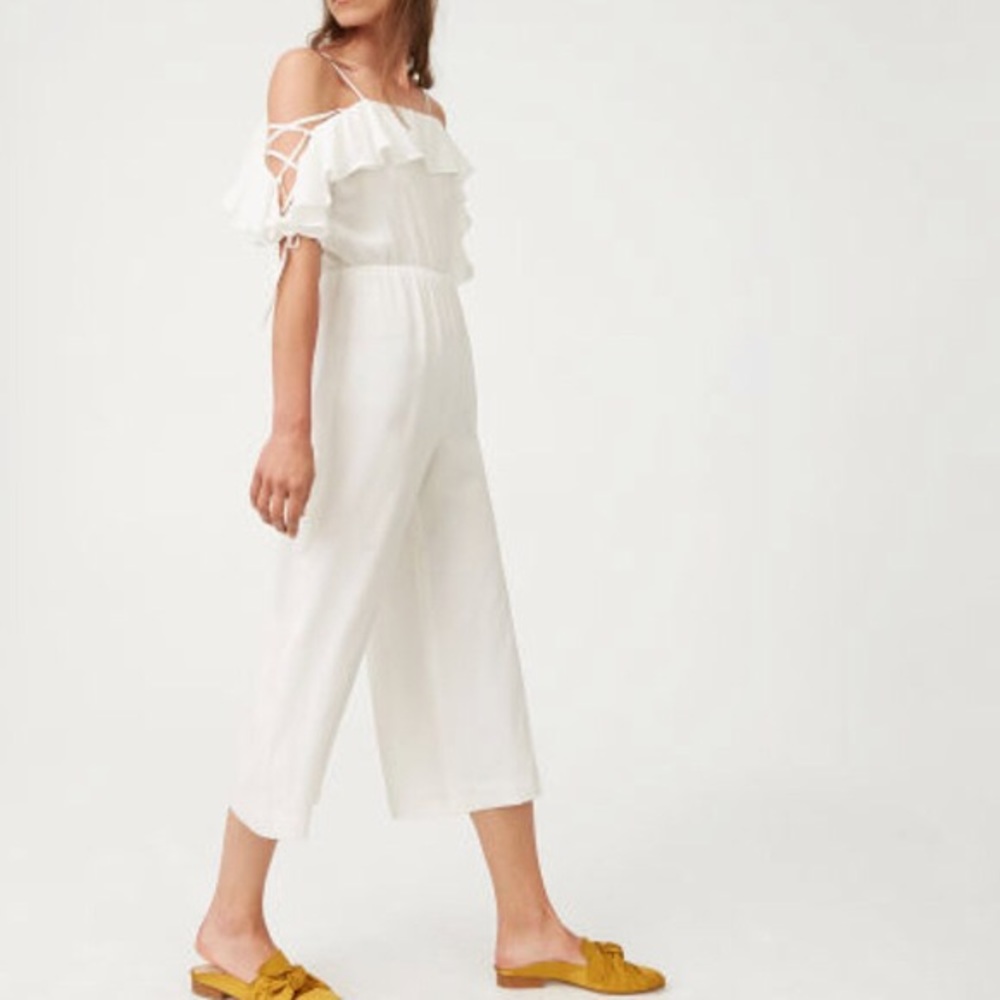 CLUB MONACO WHITE JUMPSUIT